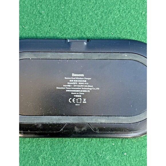 Baseus BSWC-P12 Wireless Charger Black Fast Charging Pad Qi-Compatible - Picture 2 of 2